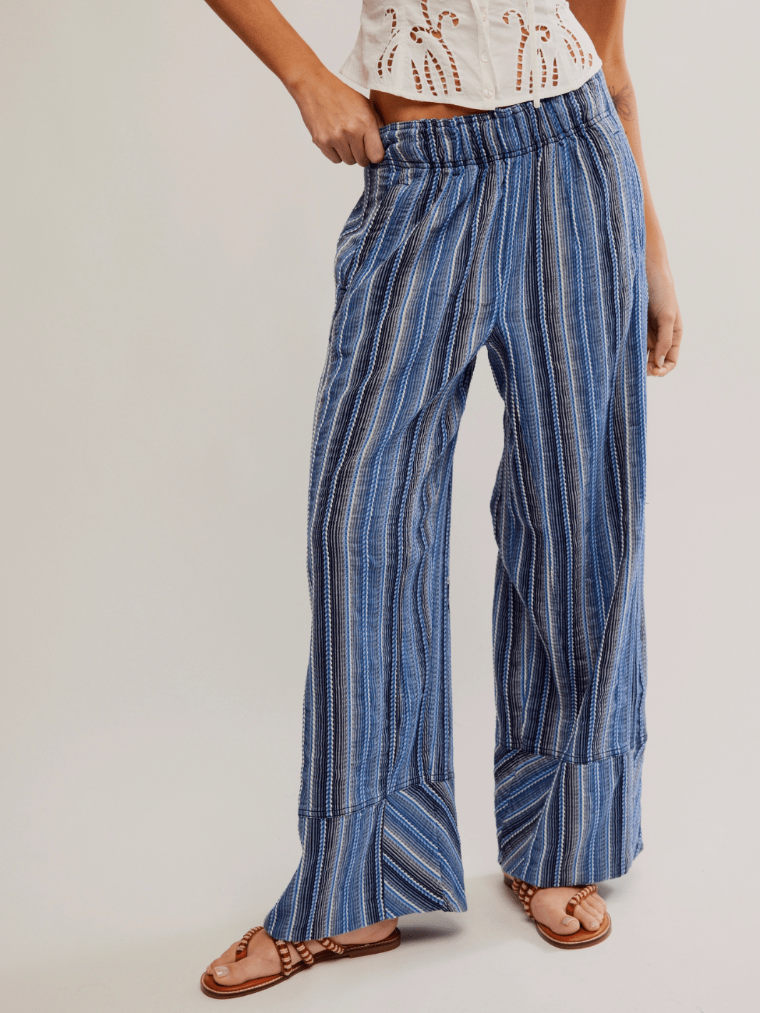 FREE PEOPLE - Days End Linen Pant - Jayden P Boutique