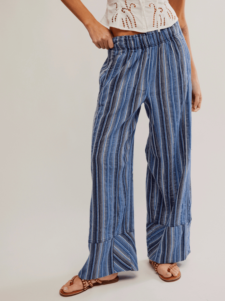 FREE PEOPLE - Days End Linen Pant - Jayden P Boutique