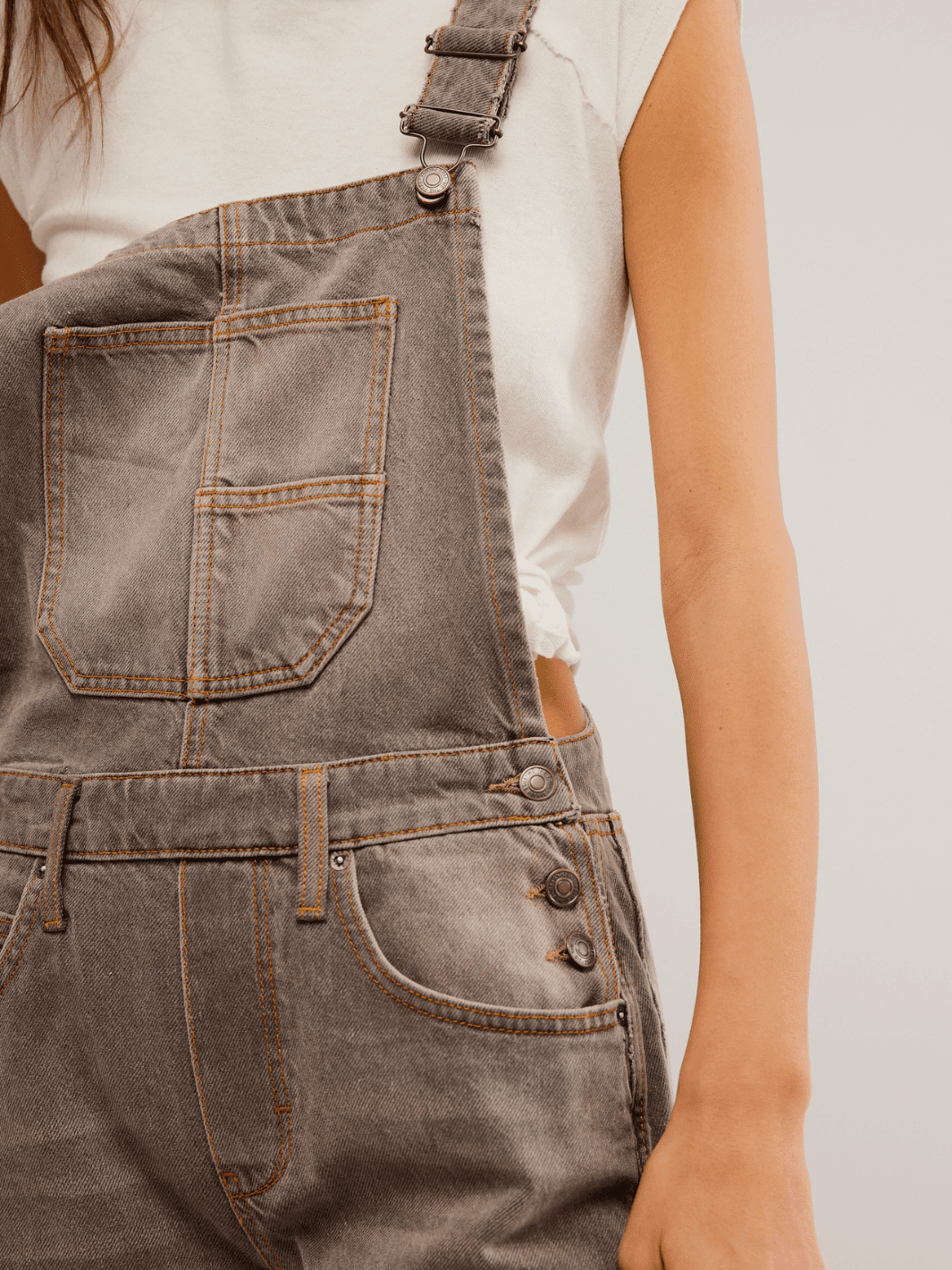 FREE PEOPLE - Good Luck Barrel Overalls - Jayden P Boutique
