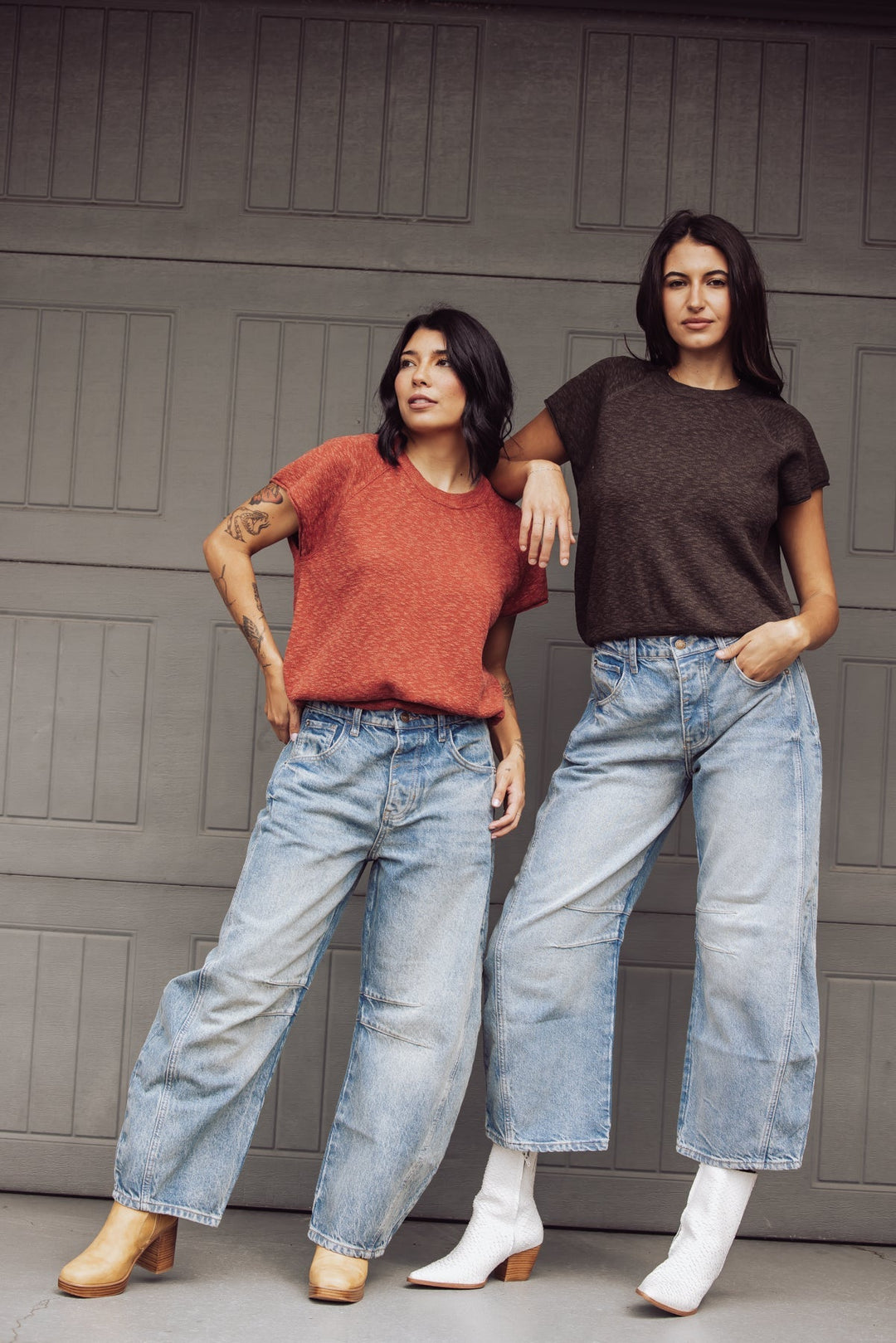 Free People Good Luck Mid Rise Barrel Jeans - Jayden P Boutique