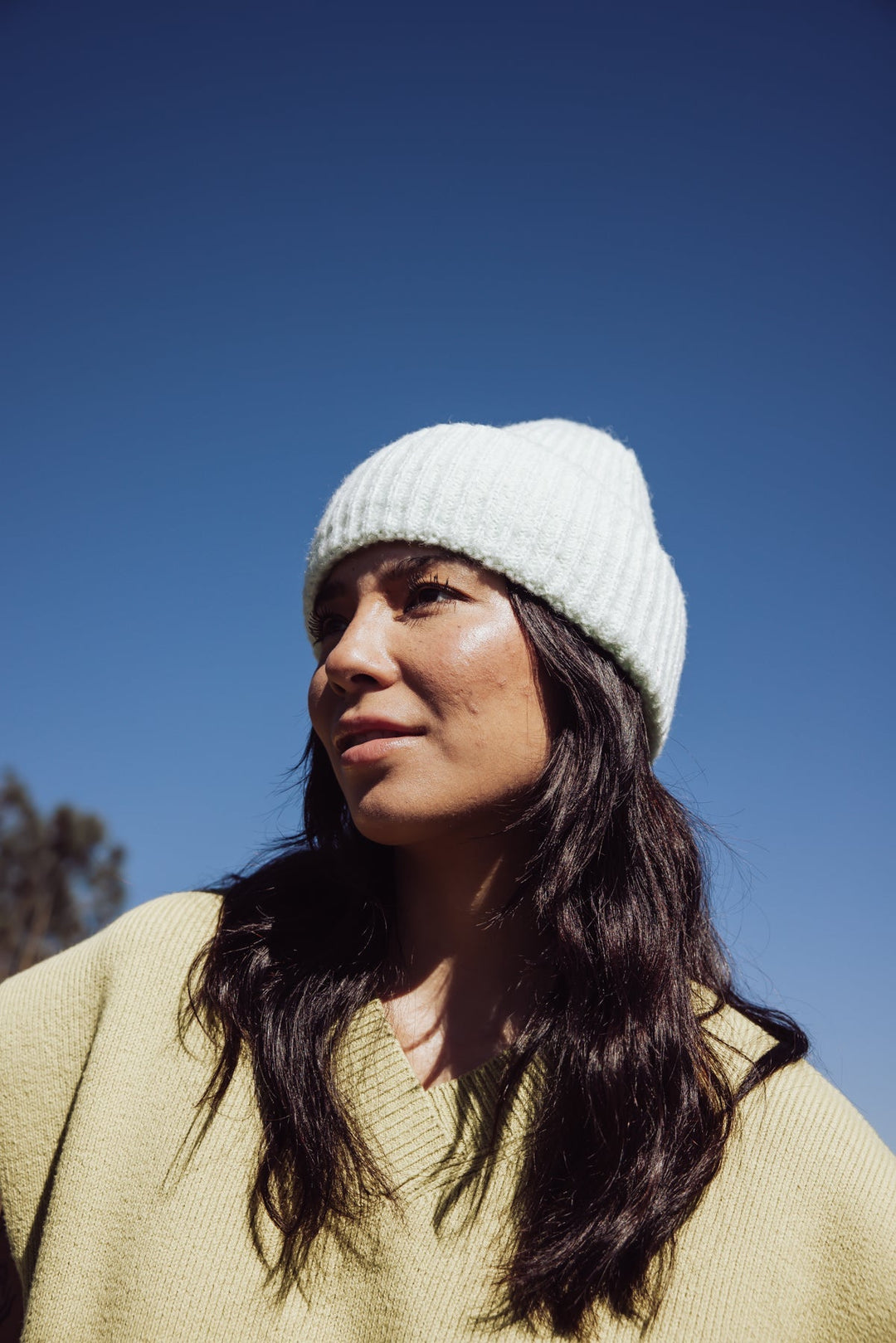 Free People Harbor Marble Ribbed Beanie - Mint - Jayden P Boutique