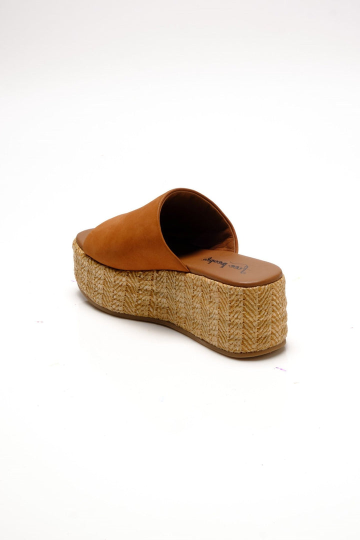 Free People Harbor Raffia Flatform - Jayden P Boutique