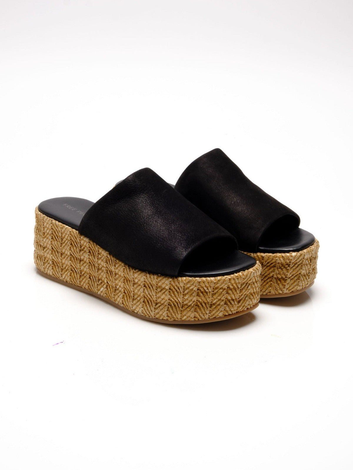 Free People Harbor Raffia Flatform - Jayden P Boutique