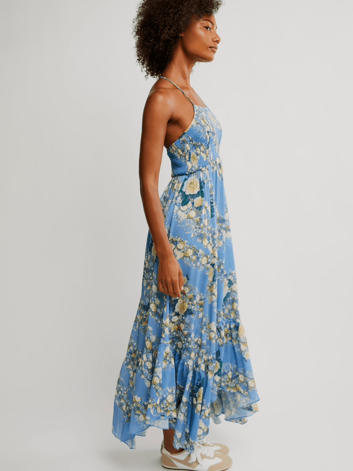 FREE PEOPLE - Heat Wave Printed Maxi Dress - Jayden P Boutique