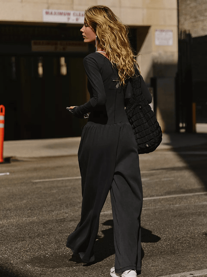 FREE PEOPLE - Hot Shot Wide Leg Onesie - Jayden P Boutique