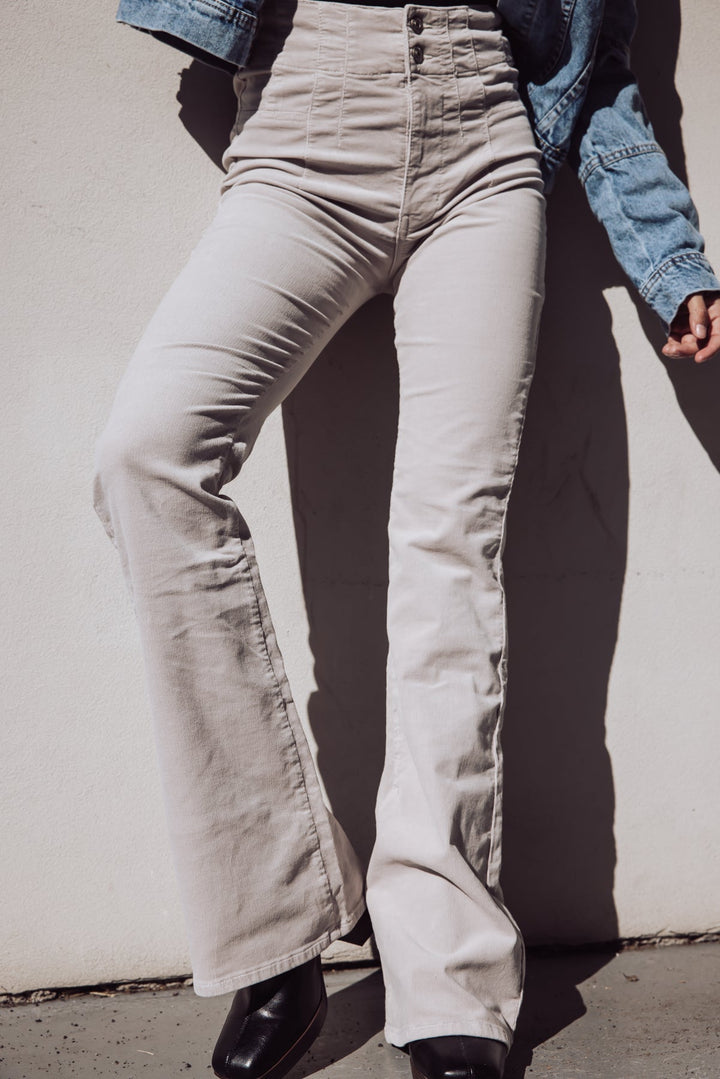 Free People Jayde Corduroy Flare Pants-SALE - Jayden P Boutique