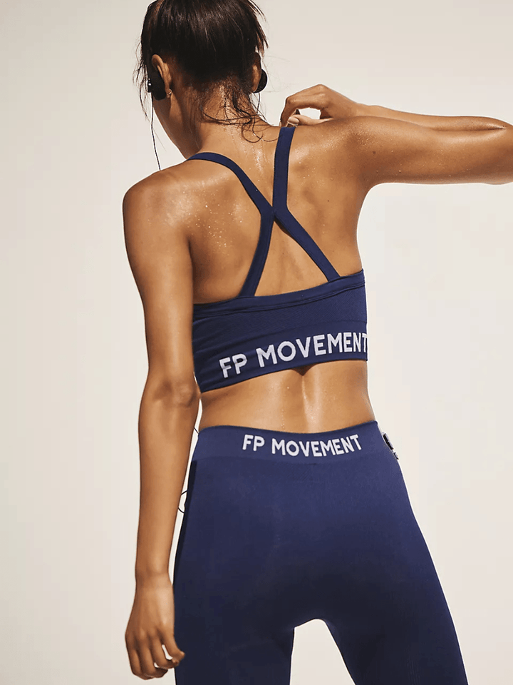 FREE PEOPLE - Long Haul Logo Sports Bra - Jayden P Boutique