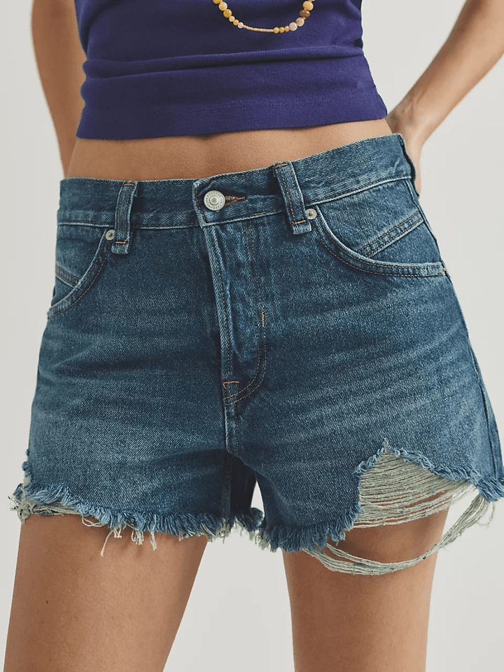 Free People Now Or Never Denim Shorts - Jayden P Boutique
