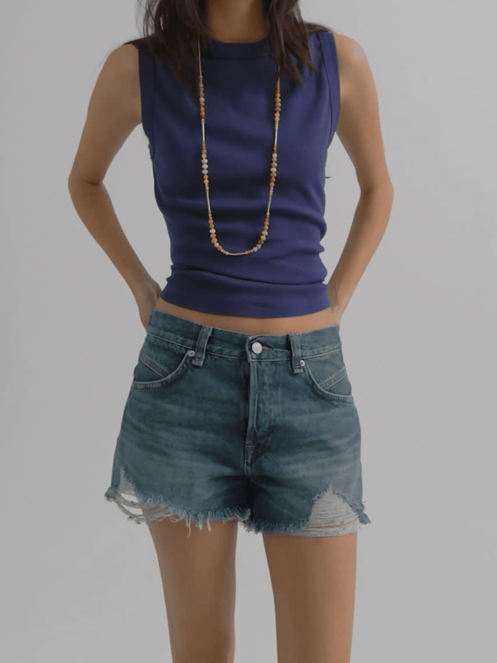 Free People Now Or Never Denim Shorts - Jayden P Boutique