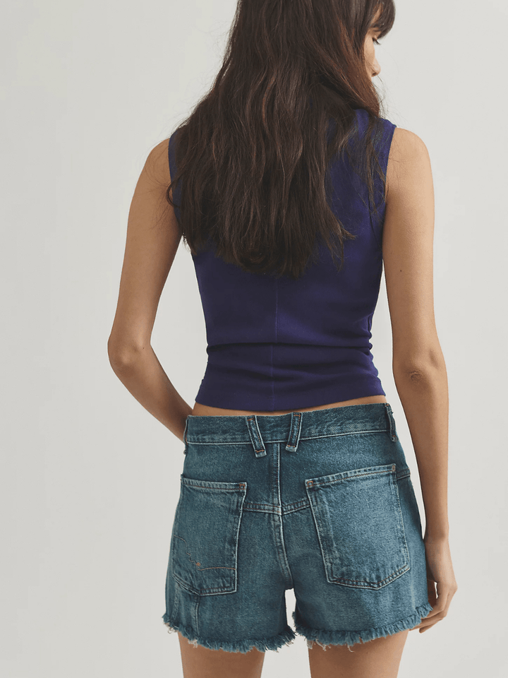 Free People Now Or Never Denim Shorts - Jayden P Boutique