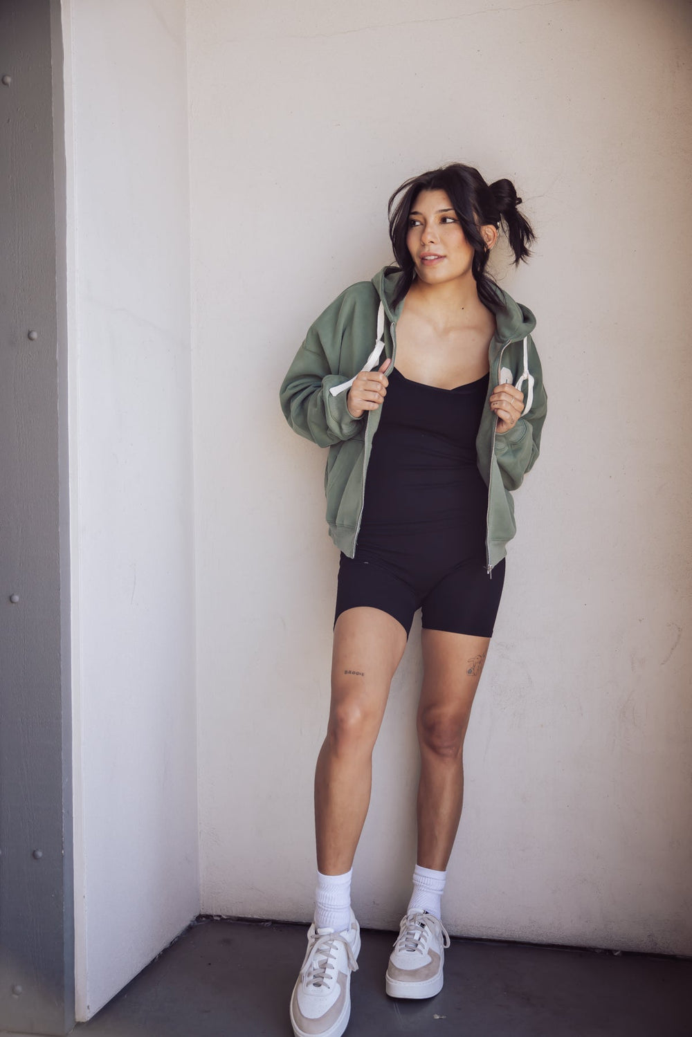 Free People One To Watch Slip Romper - Black - Jayden P Boutique