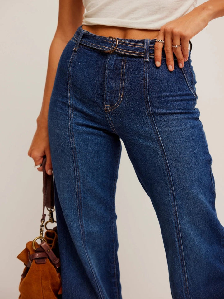 FREE PEOPLE - Ryla A Line Jean - Jayden P Boutique