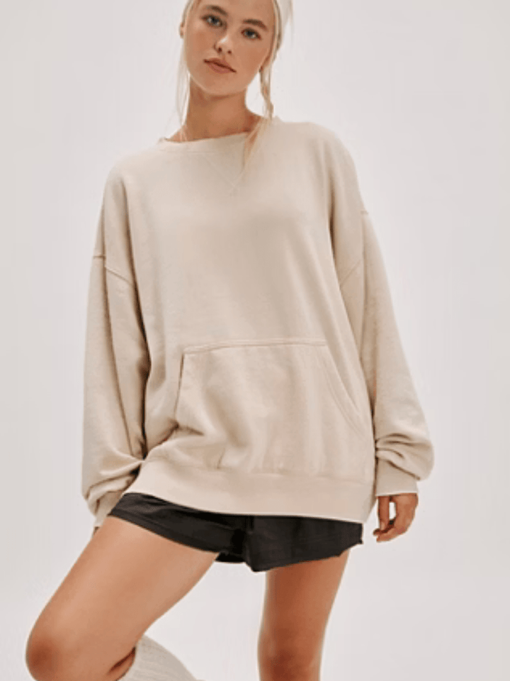 FREE PEOPLE - Slow It Down Pullover - Jayden P Boutique