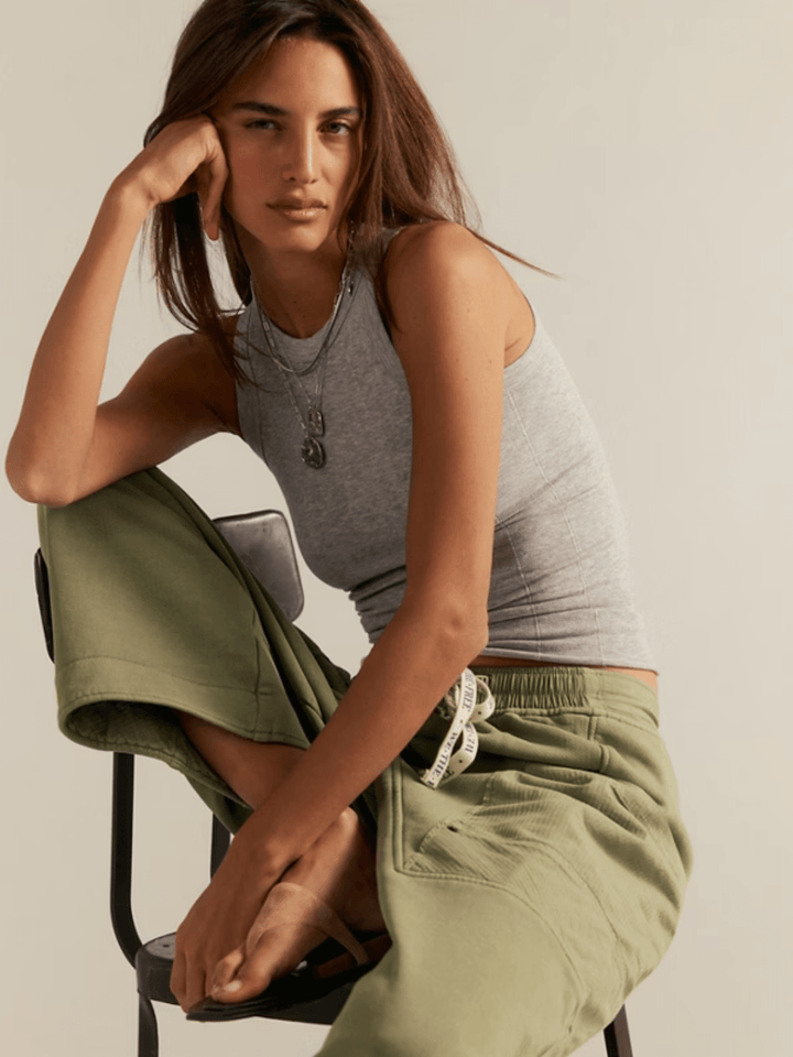 Free People So Soft Seamless Sculpting Modal Tank - Jayden P Boutique