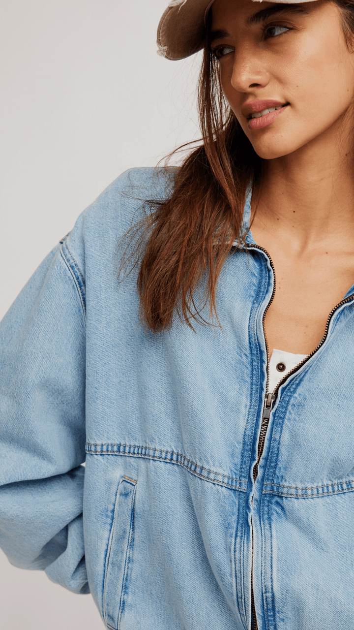FREE PEOPLE - The Birdie Denim Jacket - Jayden P Boutique