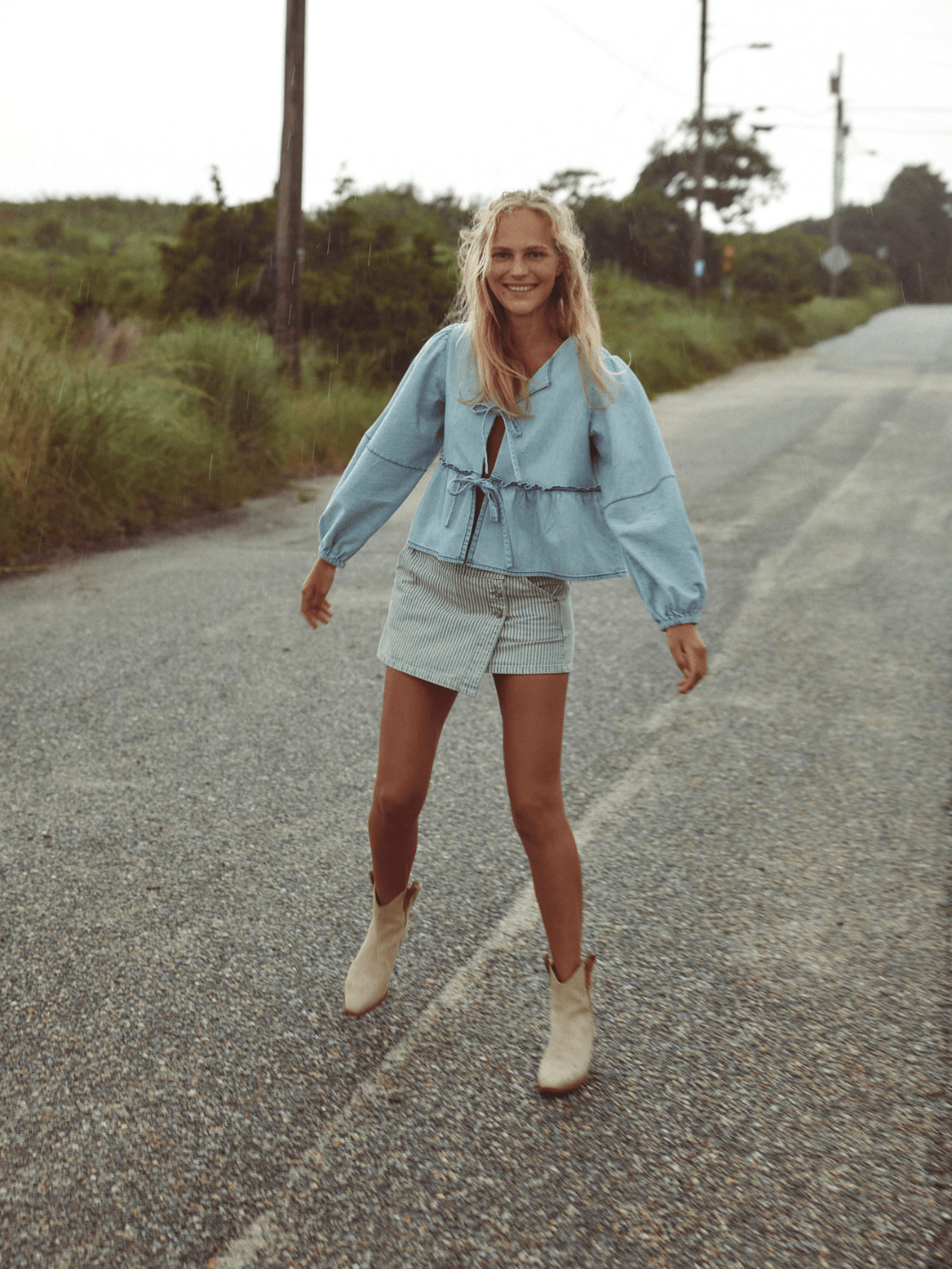 FREE PEOPLE - We The Free Wynne Railroad Mini Skirt - Jayden P Boutique