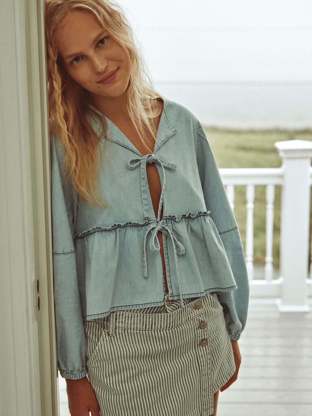 FREE PEOPLE - We The Free Wynne Railroad Mini Skirt - Jayden P Boutique