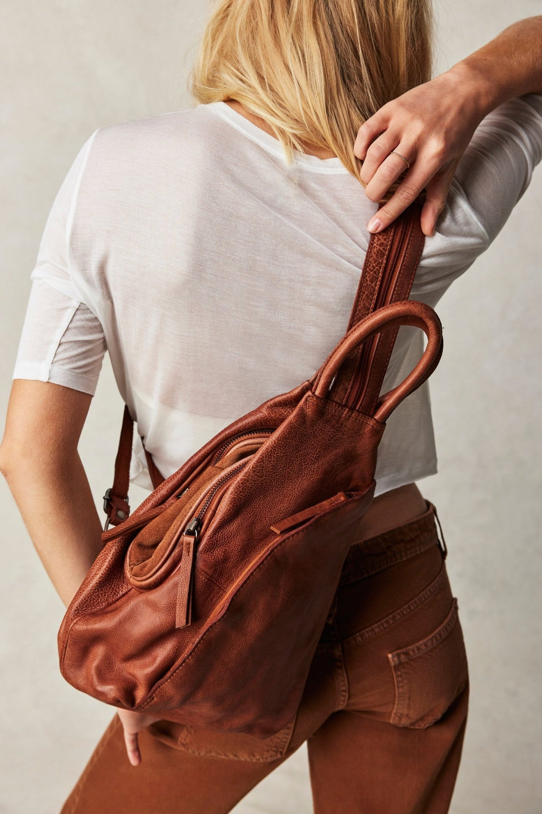 Free People WTF Soho Convertible Leather Bag - Jayden P Boutique