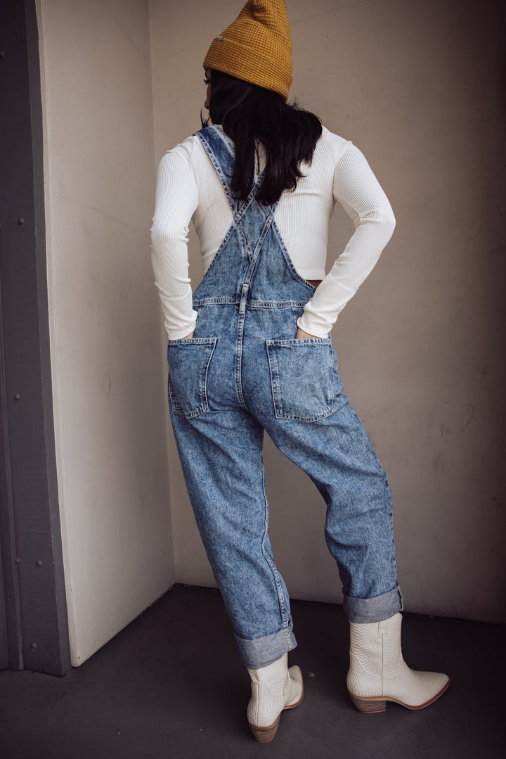 FREE PEOPLE - Ziggy Denim Overalls - Jayden P Boutique