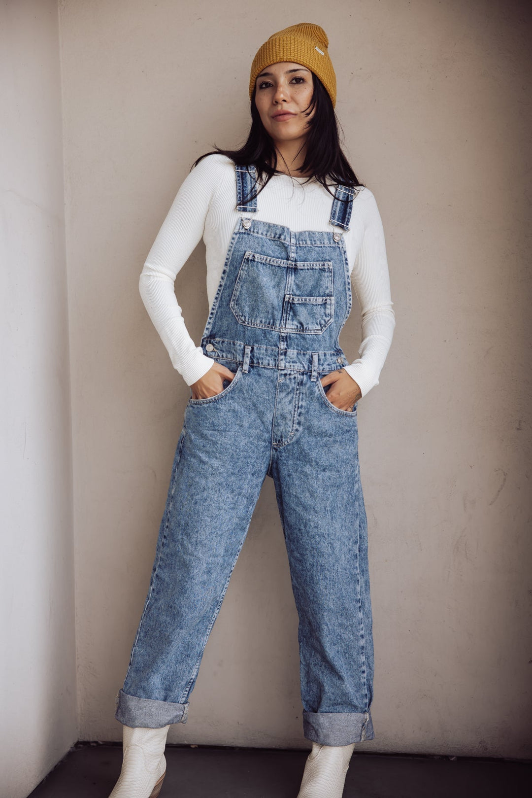 FREE PEOPLE - Ziggy Denim Overalls - Jayden P Boutique