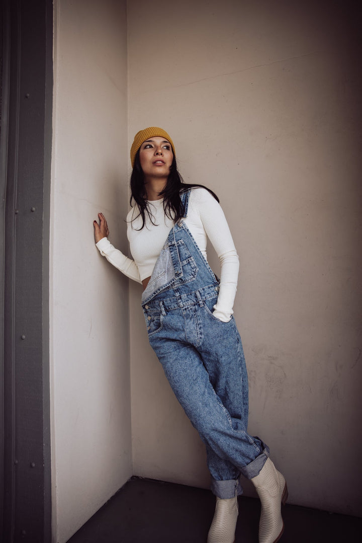 FREE PEOPLE - Ziggy Denim Overalls - Jayden P Boutique