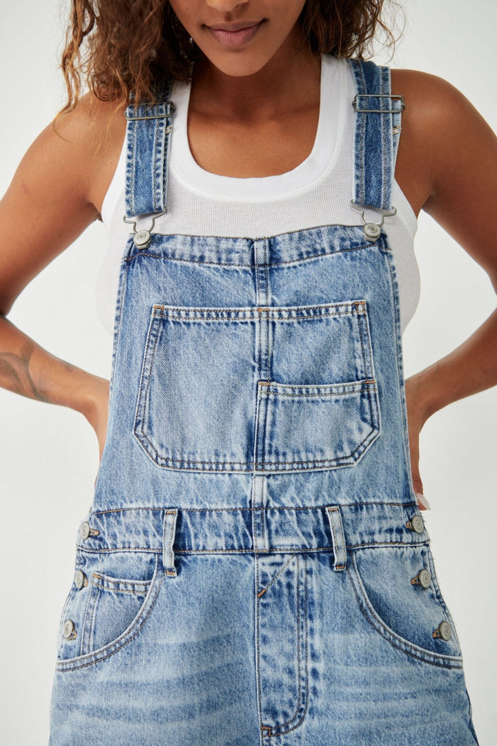 Free People Ziggy Denim Shortalls - Jayden P Boutique