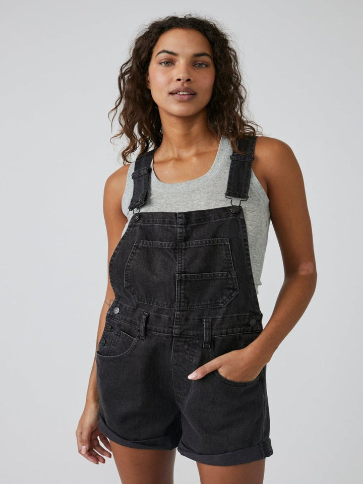 Free People Ziggy Denim Shortalls - Jayden P Boutique