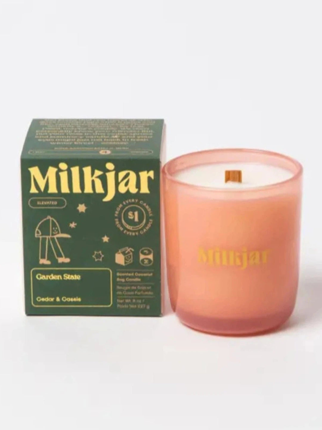 Garden State - Cedar & Cassis Coconut Soy Candle - 8 Oz - Jayden P Boutique