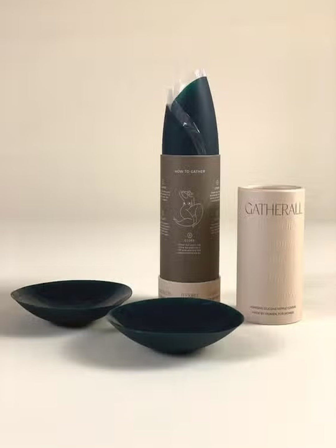 Gatherall Waterproof Adhesive Silicone Nipple Covers - Noir - Jayden P Boutique
