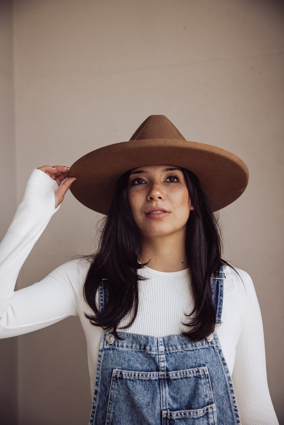 Gigi Pip Amelia Pencil Brim Fedora - Brown - Jayden P Boutique