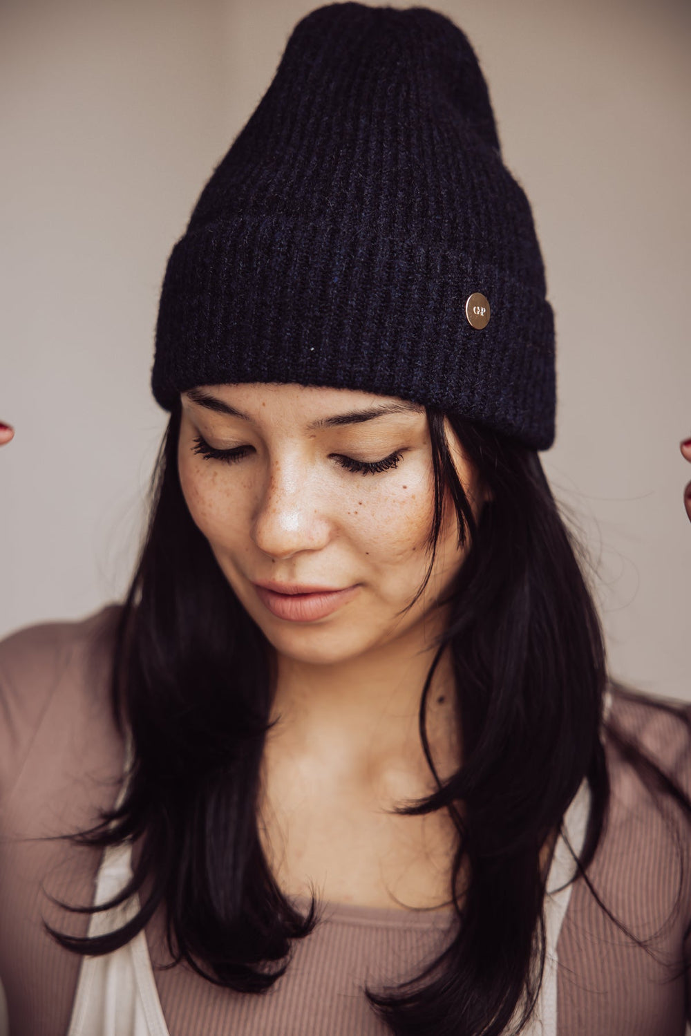 Gigi Pip Collins Knit Beanie - Midnight - Jayden P Boutique