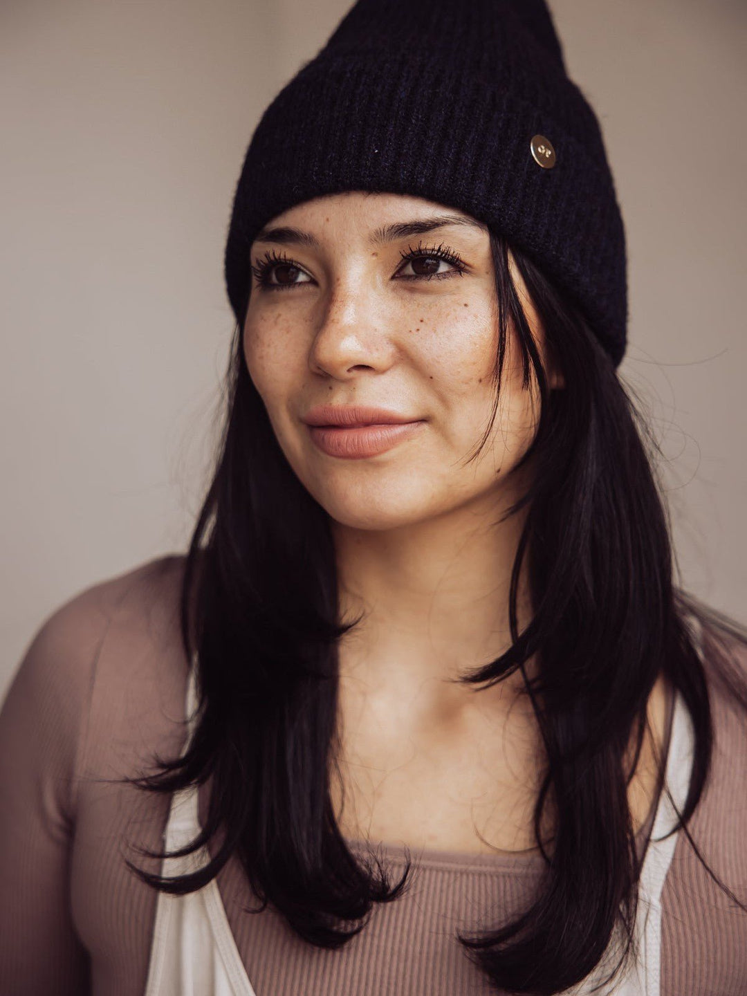 Gigi Pip Collins Knit Beanie - Midnight - Jayden P Boutique