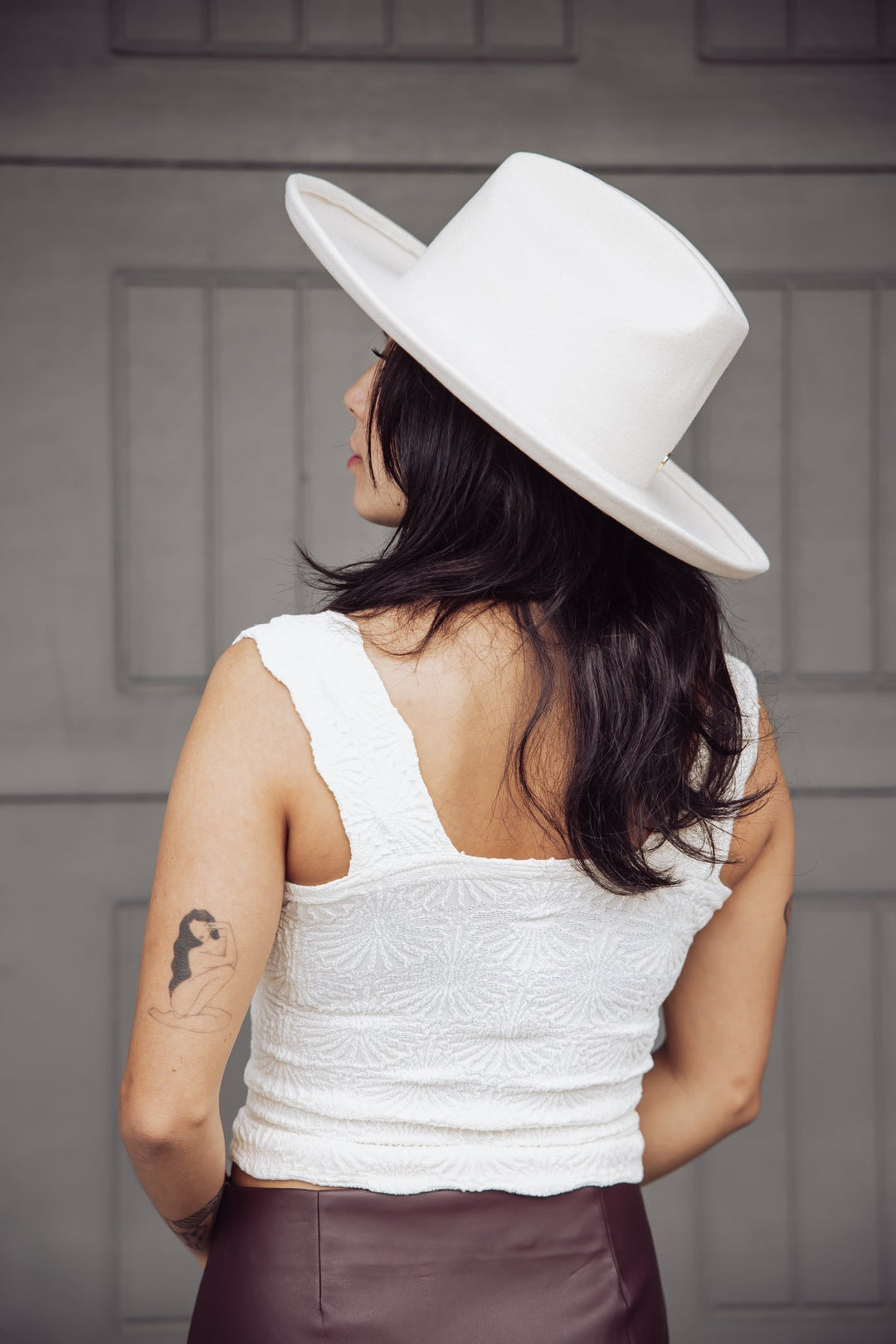 Gigi Pip Jillian Pencil Brim Hat - Off White - Jayden P Boutique