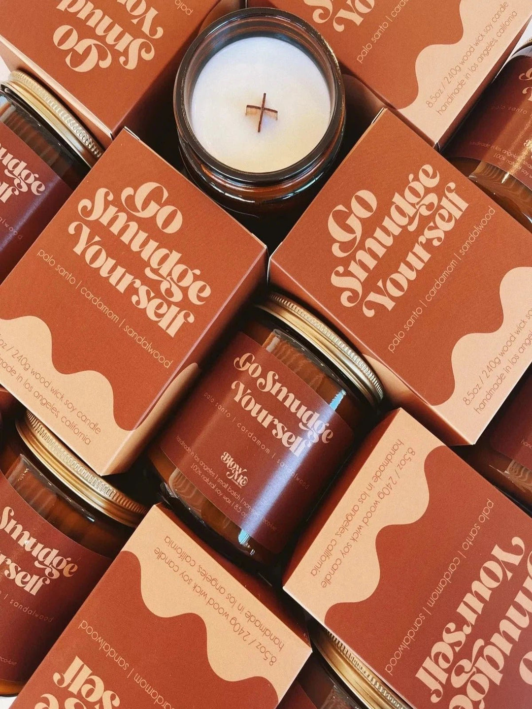 Go Smudge Yourself Soy Candle - 8.5 Oz - Jayden P Boutique