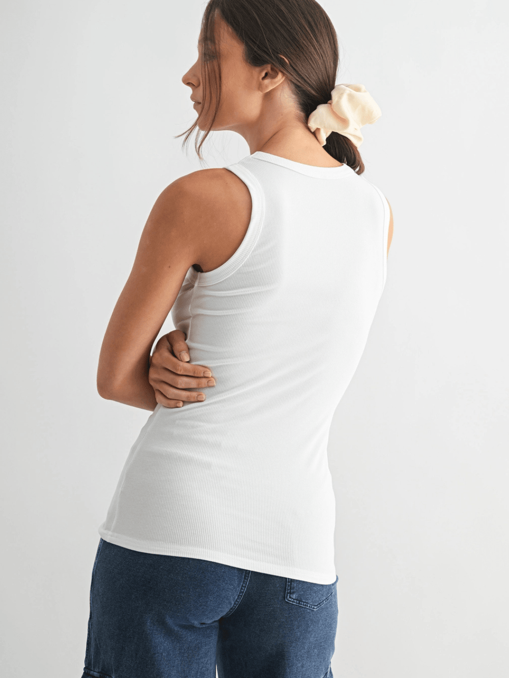 Go - To Micro Rib Tank Top - Jayden P Boutique