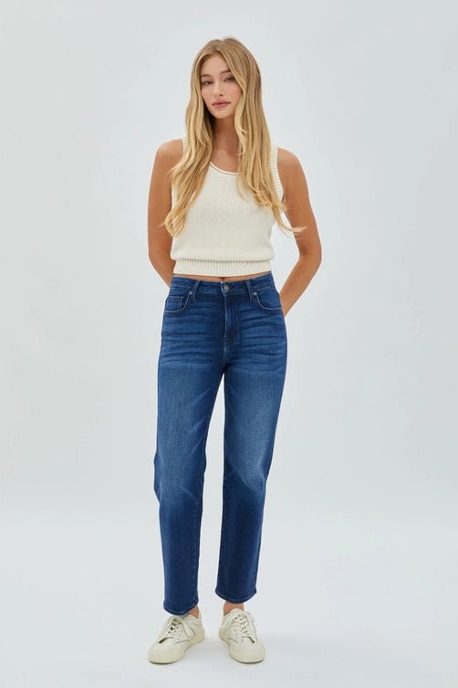 Hidden Jeans Tracey High Rise Straight Jean - Jayden P Boutique