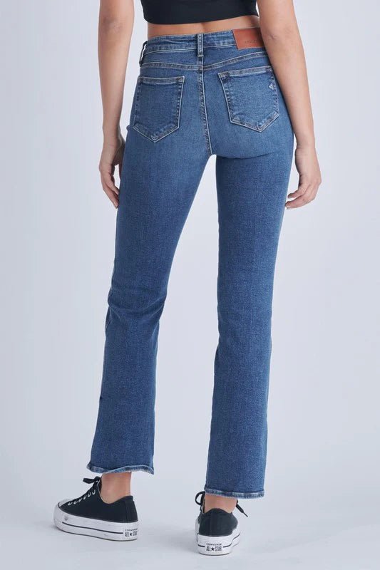 HIDDEN Ryan High Rise Bootcut w/ Side Slit Jeans - Jayden P Boutique