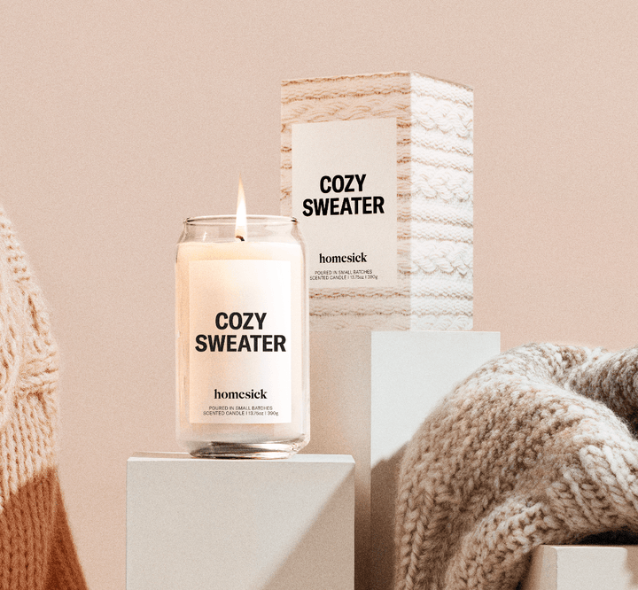 Homesick Candles - Cozy Sweater Candle - Jayden P Boutique