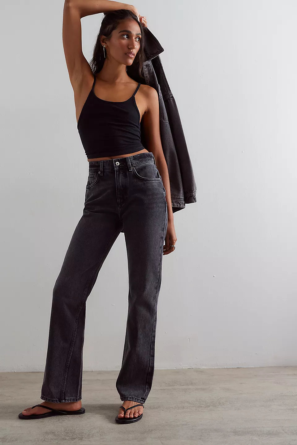 Free People We the Free Xena Slim Straight Jeans
