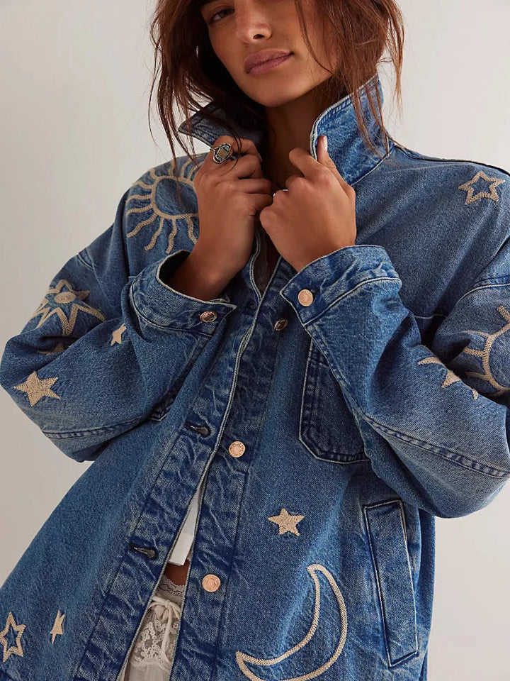 Denim Jacket Womens Clothing Boutique