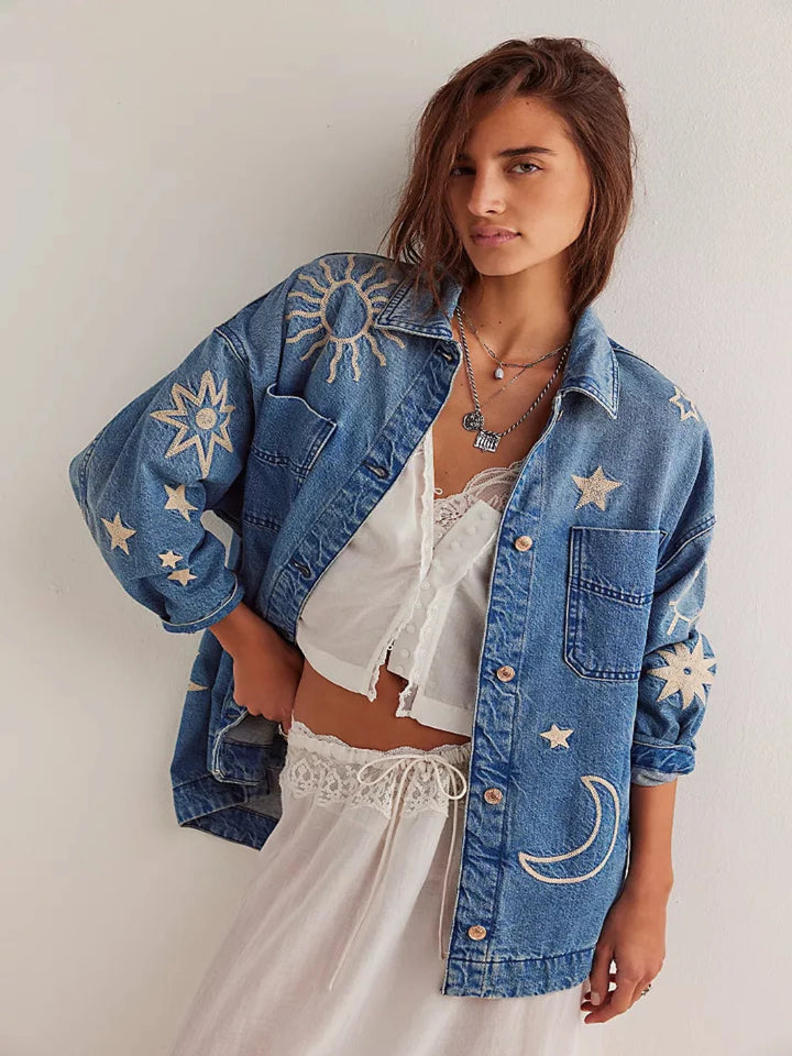 Denim Jacket Womens Clothing Boutique