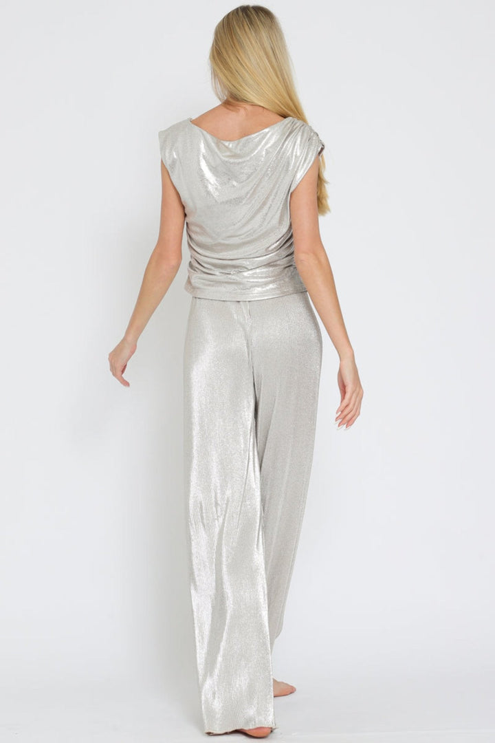 Jazzy Texture Pants SALE - Jayden P Boutique