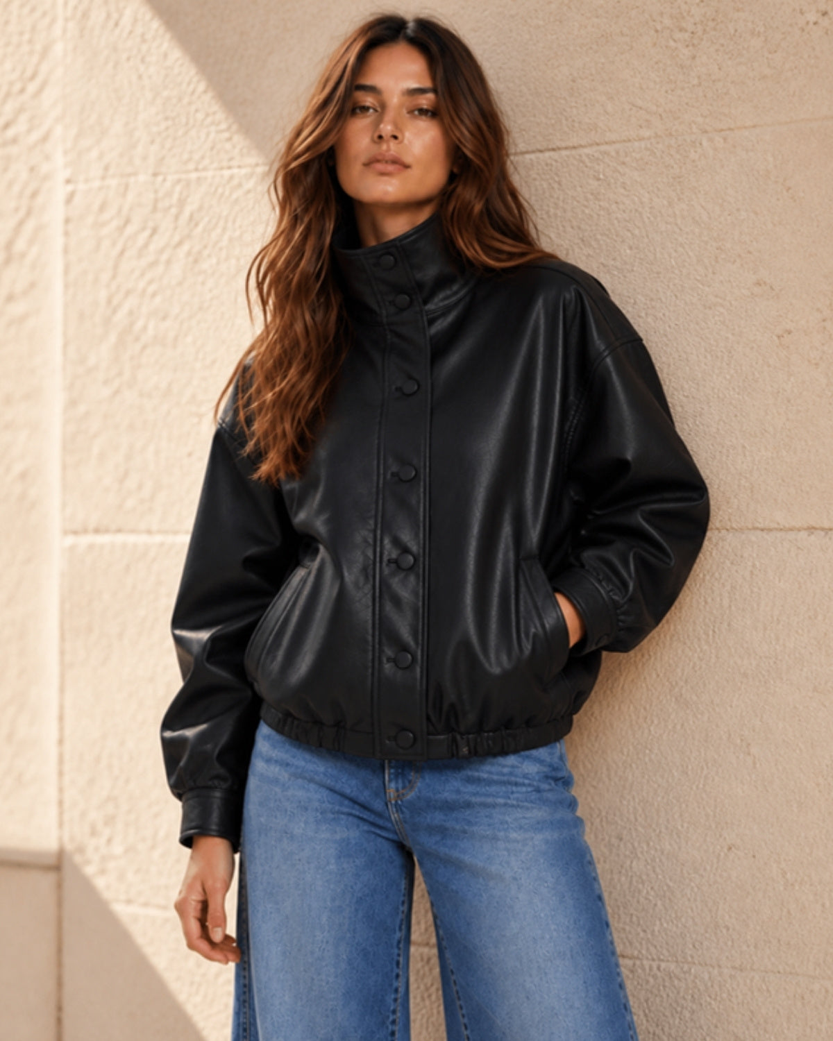 The Phantom Faux Leather Jacket