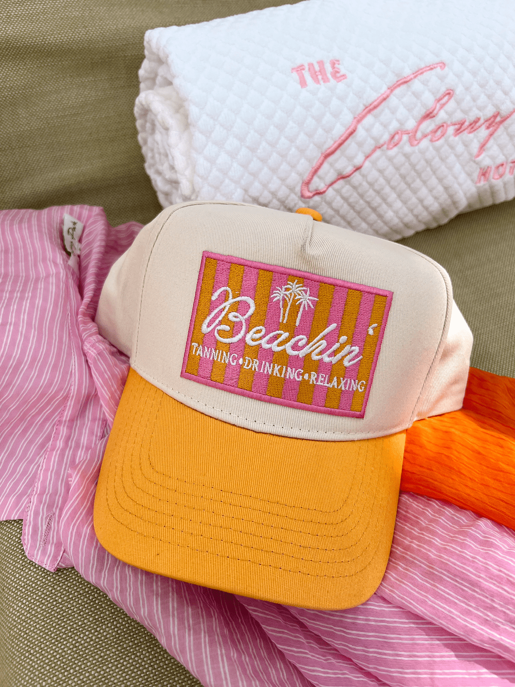 KENZKUSTOMZ - Beachin' Vintage Trucker Hat - Jayden P Boutique
