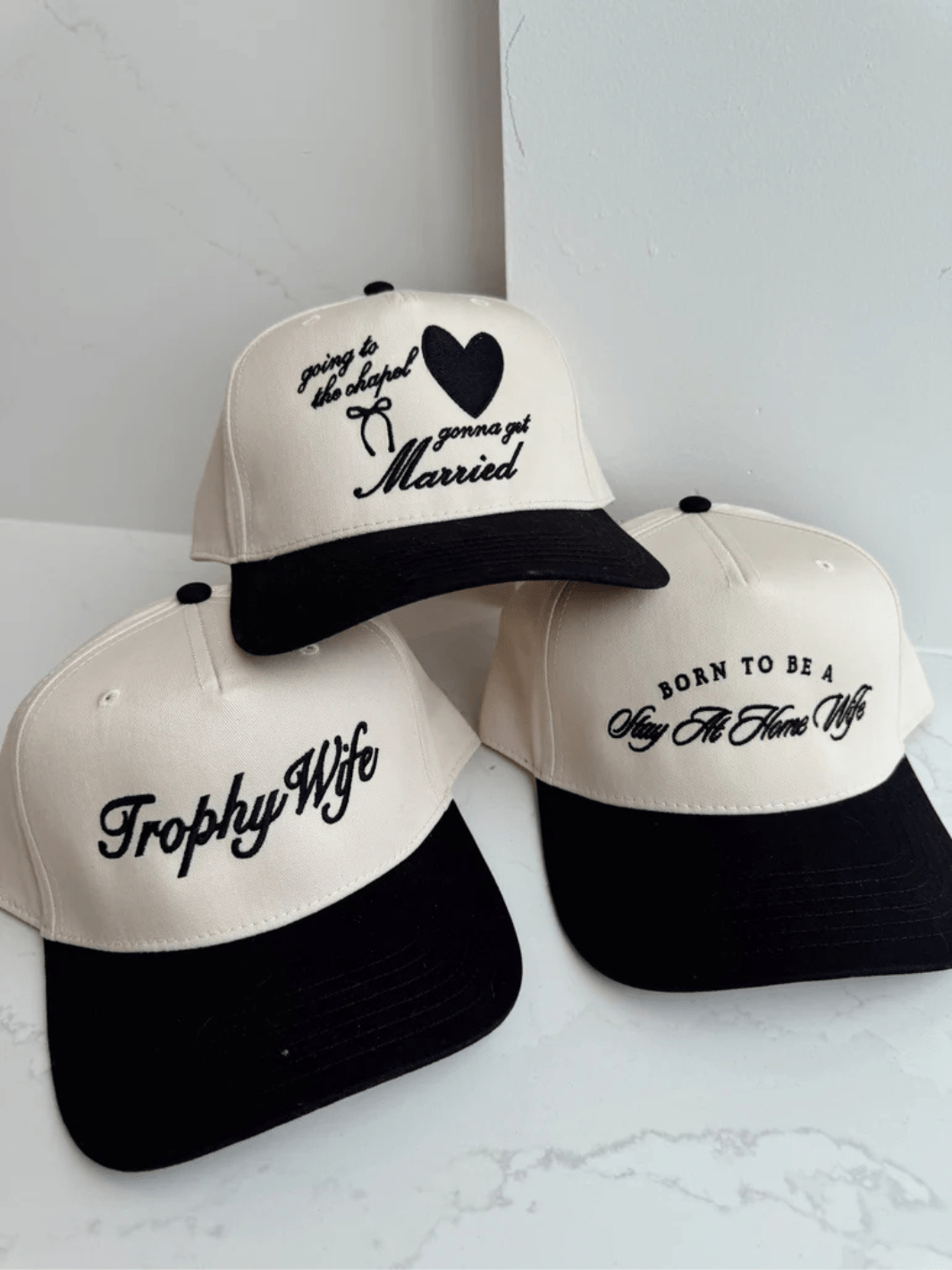 KENZKUSTOMZ - Born To Be A Stay At Home Wife Trucker Hat - Jayden P Boutique