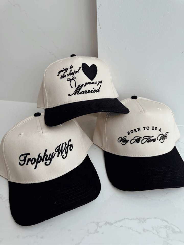 KENZKUSTOMZ - Born To Be A Stay At Home Wife Trucker Hat - Jayden P Boutique