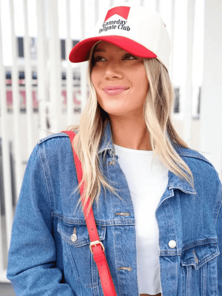 KENZKUSTOMZ - Gameday Tailgate Club Vintage Trucker Hat - Jayden P Boutique
