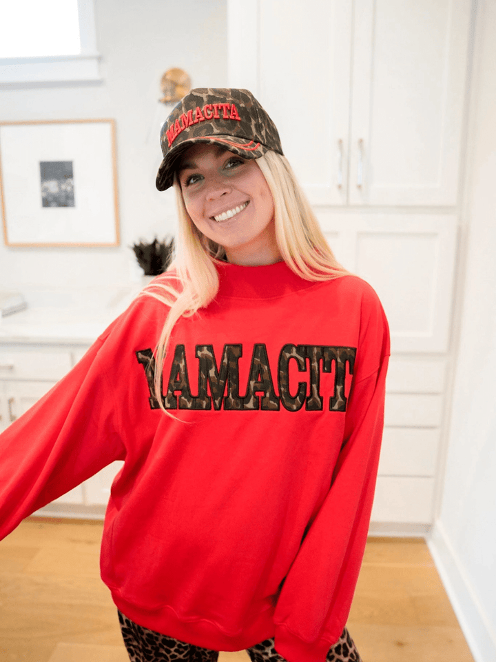 KenzKustomz - Mamacita Leopard Vintage Trucker Hat by KENZKUSTOMZ (kenzkustomz-mamacita-leopard-vintage-trucker-hat)