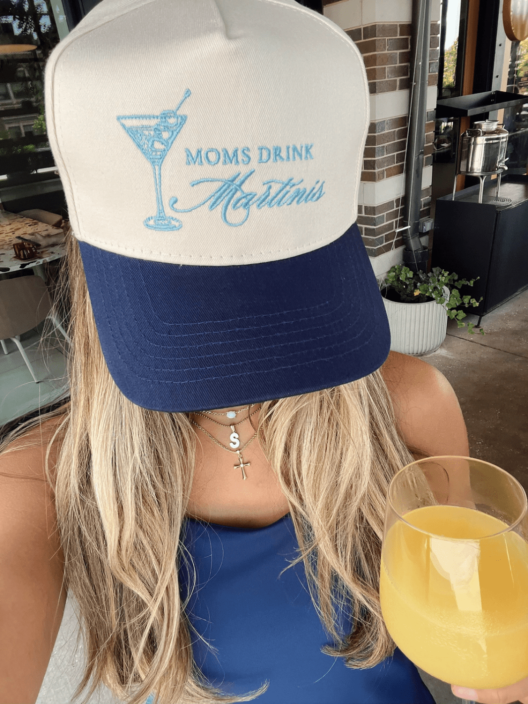 KENZKUSTOMZ - Mom's Drink Martinis Vintage Trucker Hat - Jayden P Boutique
