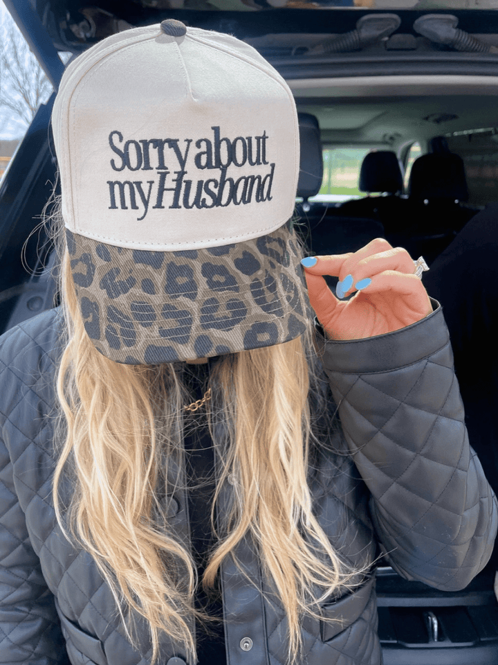 KENZKUSTOMZ - Sorry About My Husband Vintage Trucker Hat - Jayden P Boutique